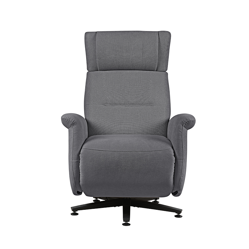 Sillón reclinable giratorio eléctrico moderno con tejido transpirable y silla de ocio
