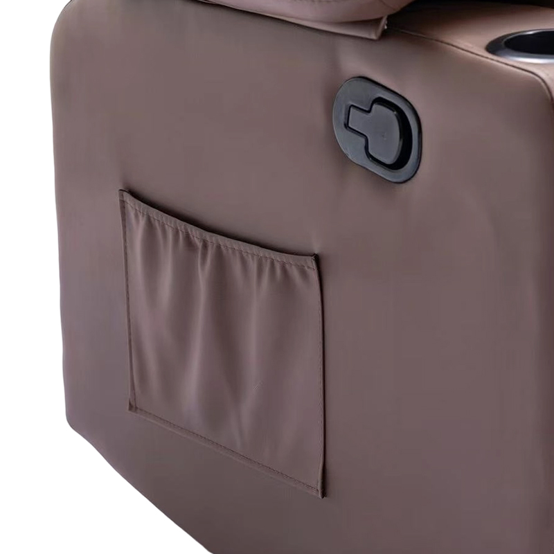 Sillón reclinable mullido Silla de sofá individual Silla reclinable manual