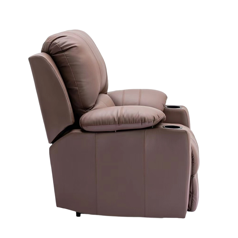 Sillón reclinable mullido Silla de sofá individual Silla reclinable manual