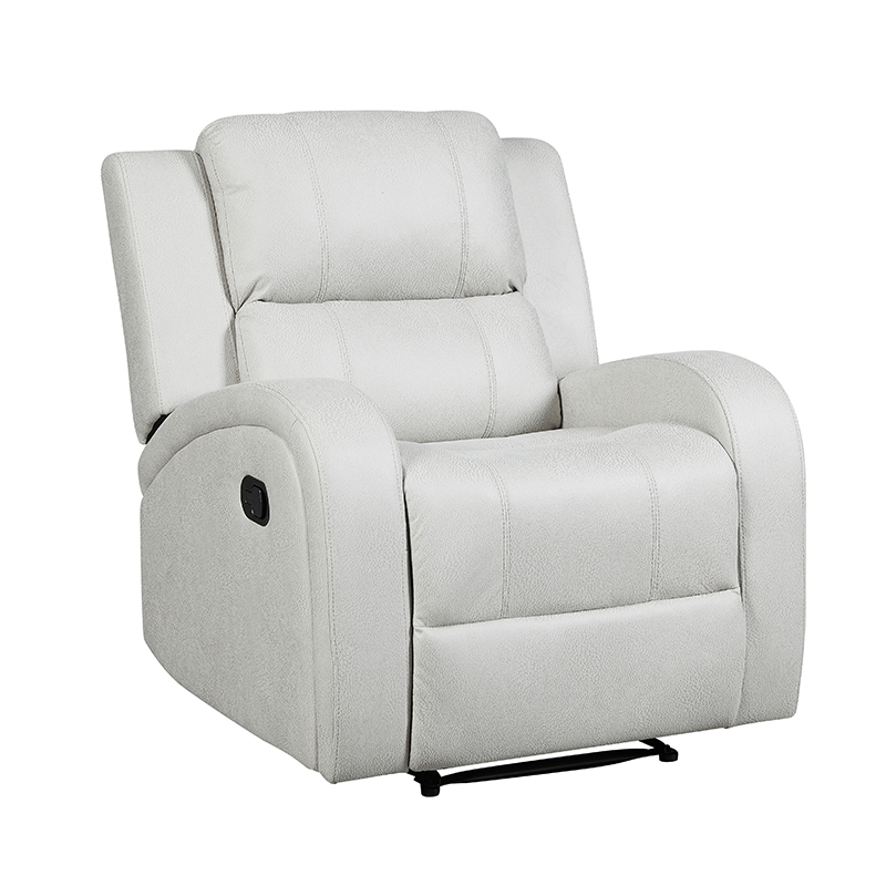 Silla reclinable manual clásica y tradicional con brazos y respaldo sobrecargados
