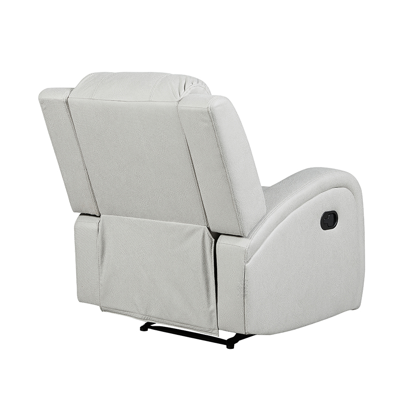 Silla reclinable manual clásica y tradicional con brazos y respaldo sobrecargados