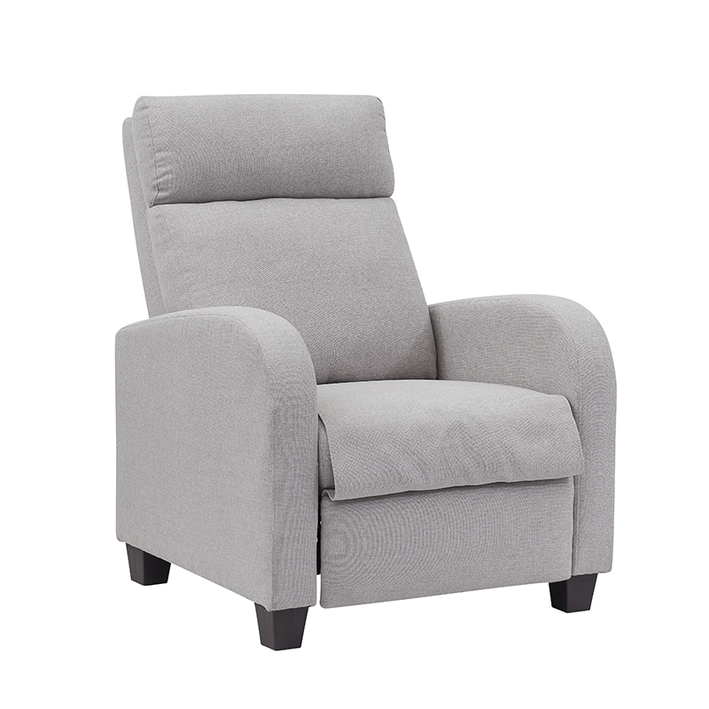 Asientos de cine en casa con soporte lumbar Sillones reclinables con respaldo de esponja de alta densidad sobrecargados Sillón para sala de estar