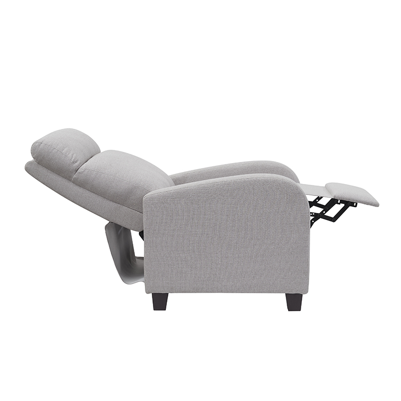 Asientos de cine en casa con soporte lumbar Sillones reclinables con respaldo de esponja de alta densidad sobrecargados Sillón para sala de estar