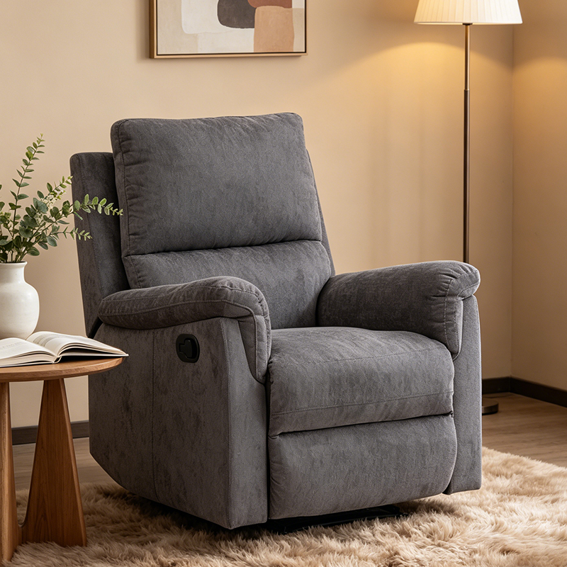 Sillón reclinable manual clásico y tradicional Sofá individual