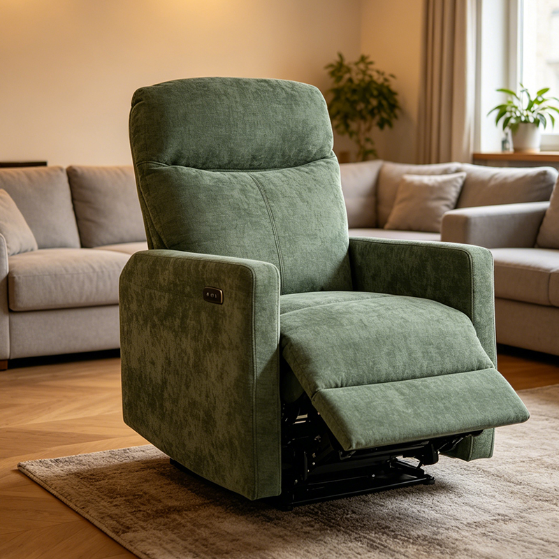Sillón reclinable eléctrico con puerto USB para sala de estar y cine