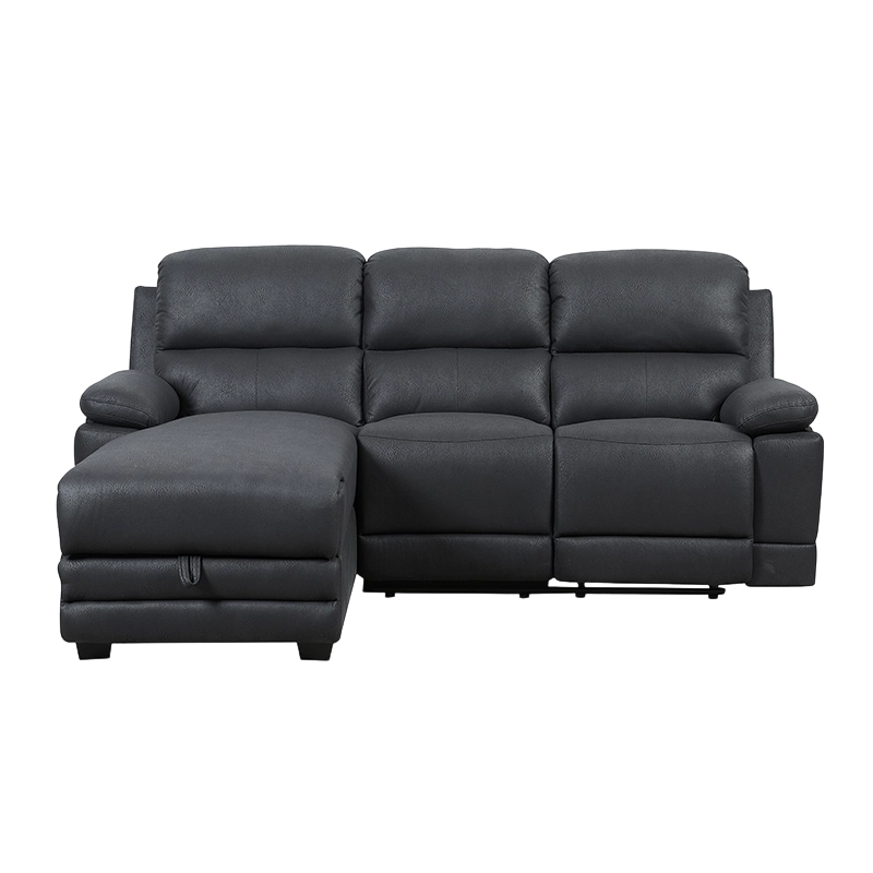 Sofá reclinable seccional en forma de L de 96