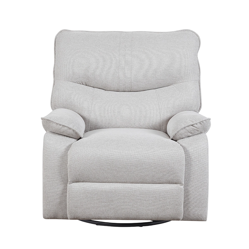 Sillón reclinable mecedor giratorio eléctrico con puerto de cargador tipo C y USB para sala de estar